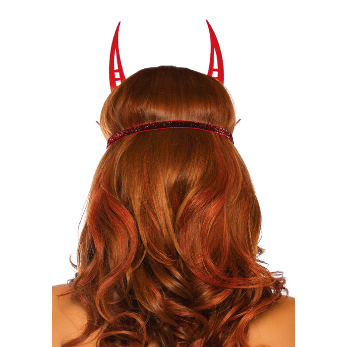 Блискуча маска диявола Leg Avenue Glitter devil mask O/S