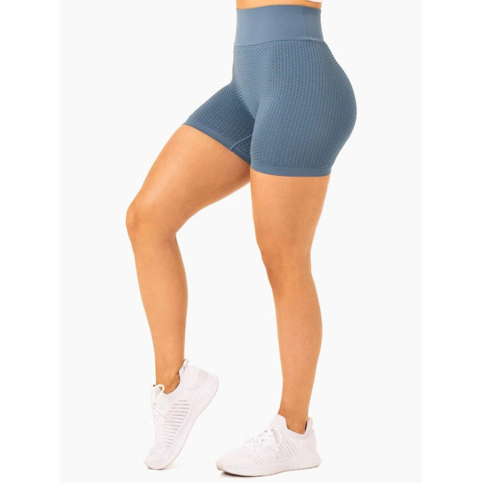 Шорты Honeycomb Scrunch Seamless Shorts - Steel Blue