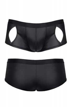 Эротические мужские боксеры с декоративными прорезями Regnes Fetish Planet черные, L