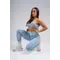 Легінси Nebbia Push-Up Compression Leopard Leggings PRIMAL Blue Leopard 849