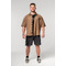 Сорочка Nebbia Washed-off Oversized Shirt 90s THROWBACK Light Brown 347