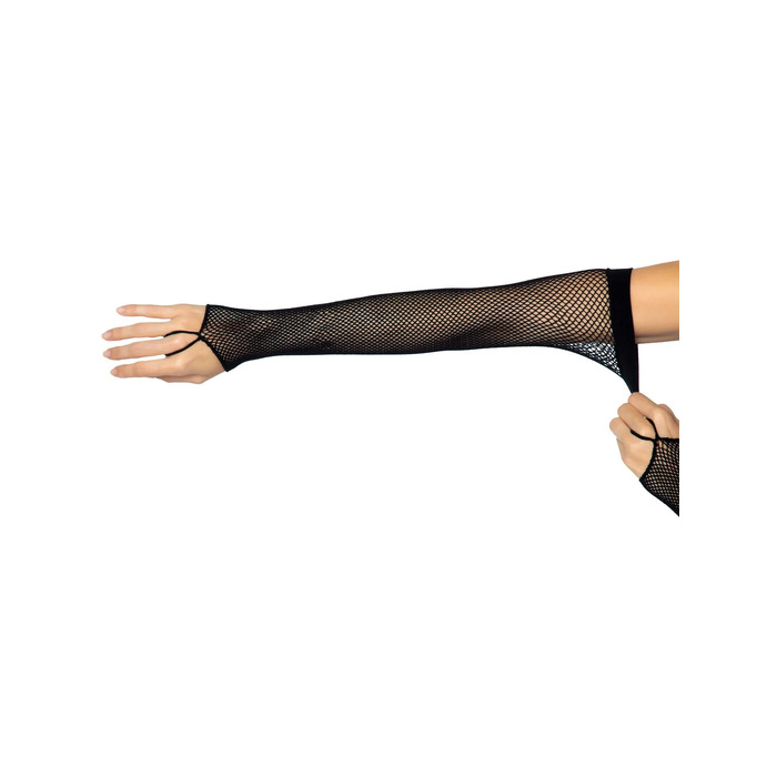 Рукавички One Size Fishnet Arm Warmer Gloves від Leg Avenue, чорні