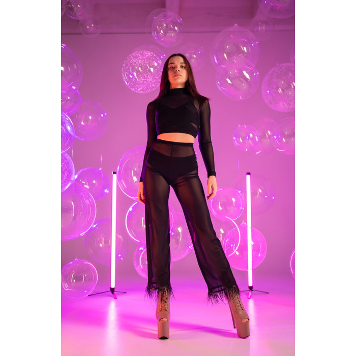 Рашгард серця з сіточки для полденс