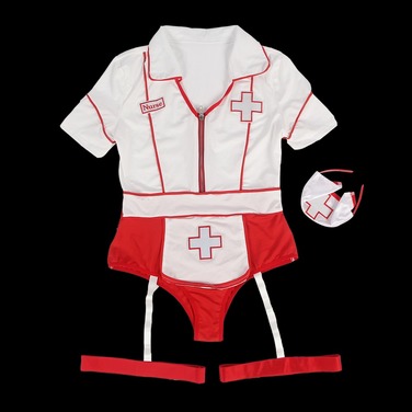 Сексуальний костюм медсестри Star Night, боді та головний убір