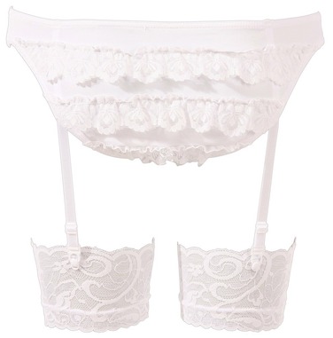 Костюм школьницы в клетку Cottelli Collection Schoolgirl Set с глубоким декольте, S