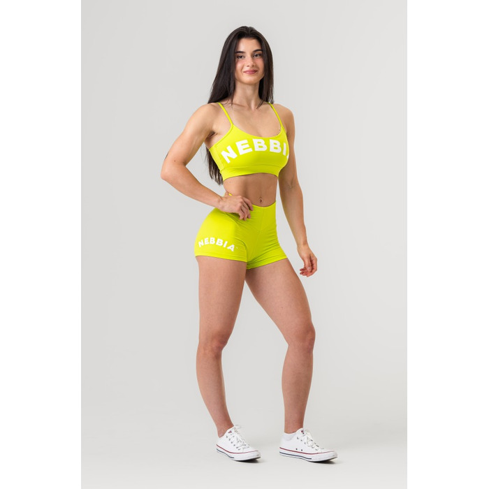 Шорты High Waisted Shorts 5″ GYM HERO Combi (Lime) 582