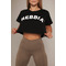 Топ Nebbia Loose Fit &amp; Sporty Crop Top Black 583