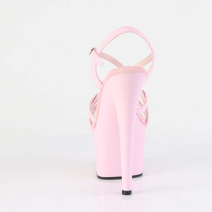 Босоножки Adore-713, каблук 7 дюймов, босоножкии с перекрещивающимися ремешками шириной 2 3/4 дюйма, нежно-розовый