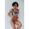 Жіночі плавки з квітковим принтом NEBBIA ALOHA BABE BRASIL BOTTOM 808