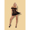 Сорочка Flores chemise Obsessive SM чорна