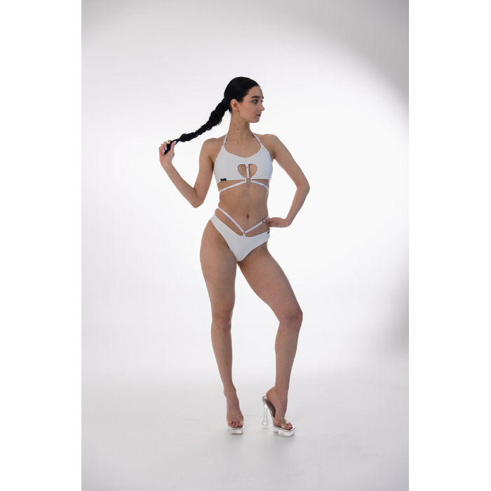 Топ з Вирізами Freya для Pole Dance, Exotic та Сценічних Виступів - білий