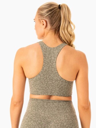Топ Rotation Sports Bra - Khaki Leopard