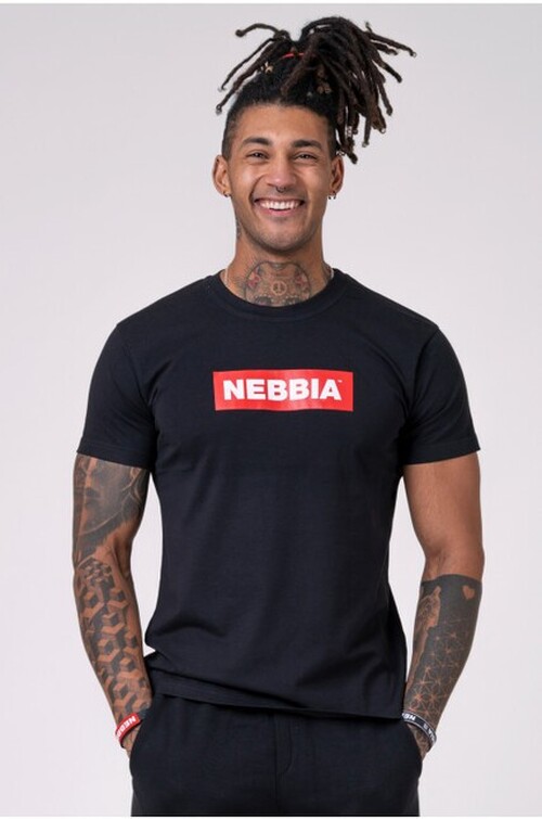 СПОРТИВНА ФУТБОЛКА NEBBIA MEN'S T-SHIRT BLACK 593