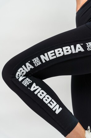 Легінси Nebbia High Waisted Side Stripe Leggings Iconic Black 209