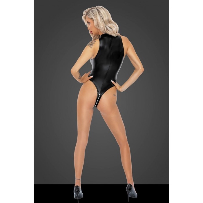 Боди M F294 Noir Handmade, с молнией, черное