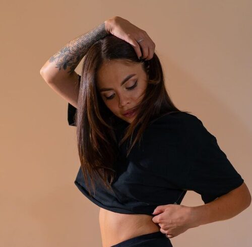 Кроп-топ оверсайз (cotton) & шортики Tuto