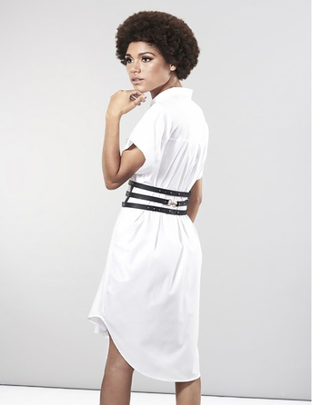 Широкий пояс с наручниками MAZE Bijoux Indiscrets, из веганской кожи