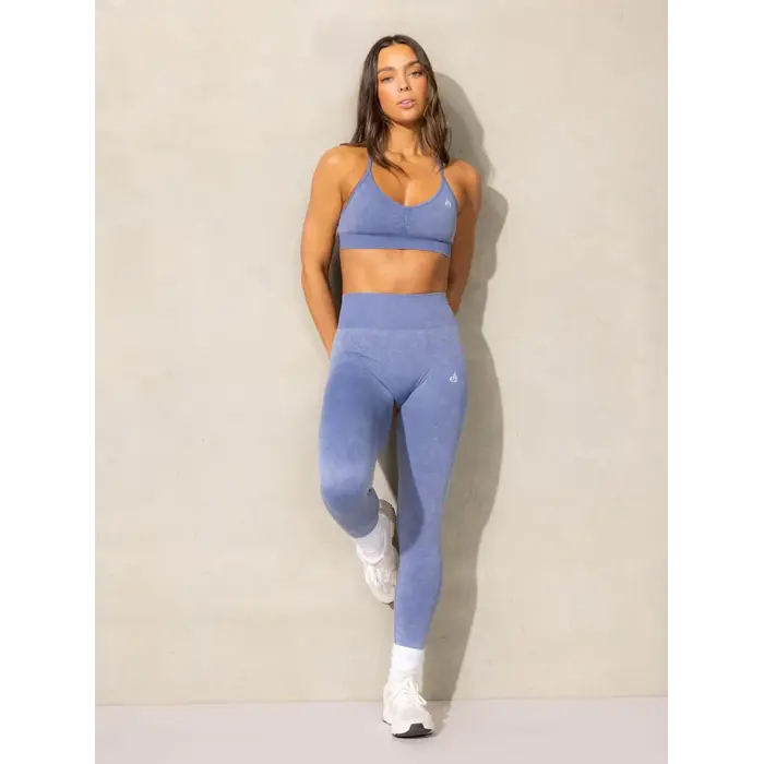 Леггинсы Ryderwear Stonewash Scrunch Seamless Leggings - Denim Blue Stonewash