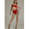Oxygen Ribbon — Високі Шорти З Вирізами Для Сцени, Heels Та Exotic Dance - червоний