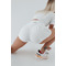 Топ Fitzona White Tee Short Sleeve