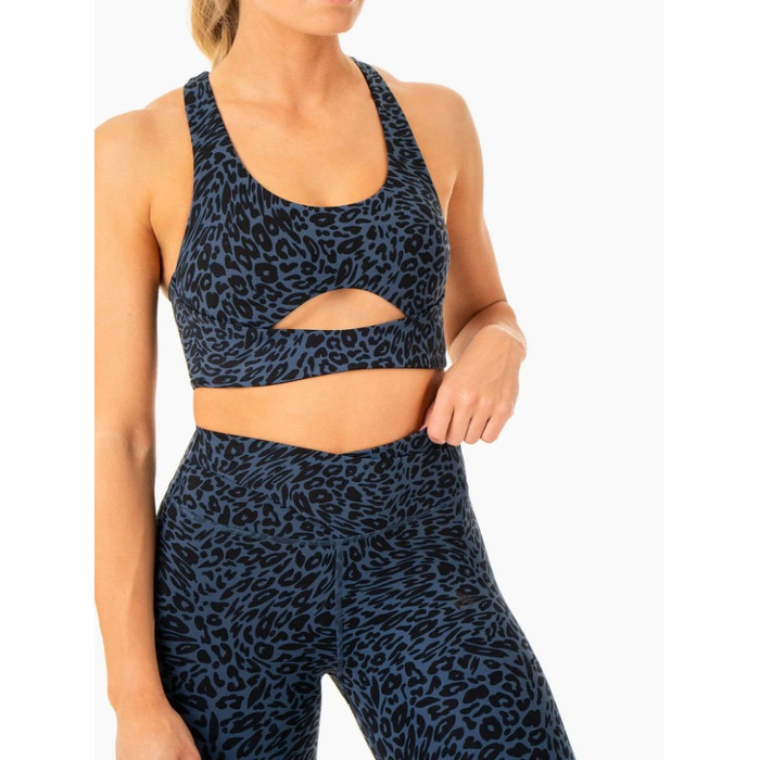 Леггинсы Rotation High Waisted Scrunch Leggings - Navy Leopard
