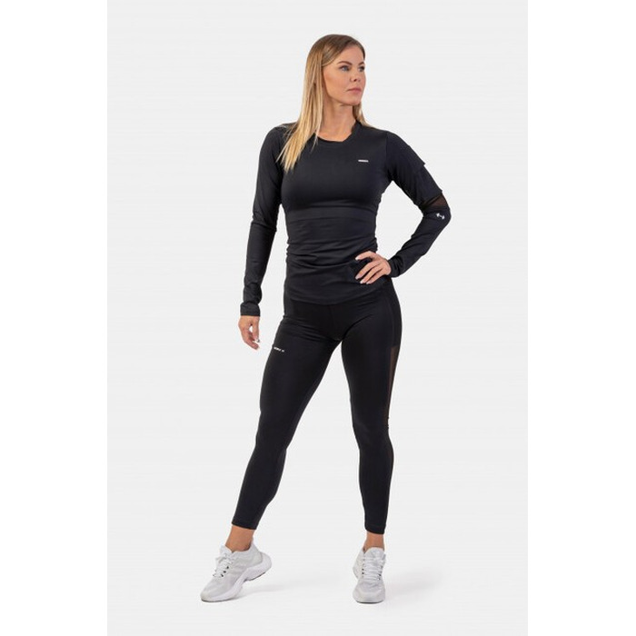 ЛОНГСЛІВ LONG SLEEVE SMART POCKET SPORTY TOP BLACK 418