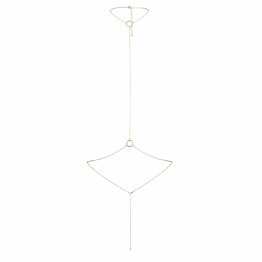 Ланцюжок на шию та пояс Bijoux Indiscrets Magnifique I Body Chain - sILVER, прикраса на тіло