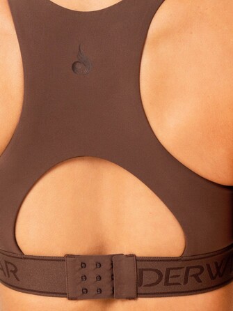 Топ Level Up High Impact Sports Bra - Chocolate