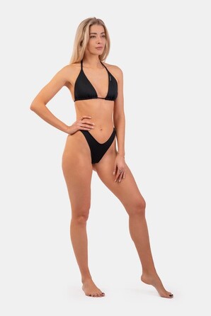 КУПАЛЬНІ ТРУСИКИ HIGH CUT V-SHAPE BIKINI BOTTOM BLACK 456