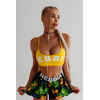 Топ Nebbia Light-Support Sports Bra GYM HERO Yellow 579 Топ Nebbia Light-Support Sports Bra GYM HERO Yellow 579