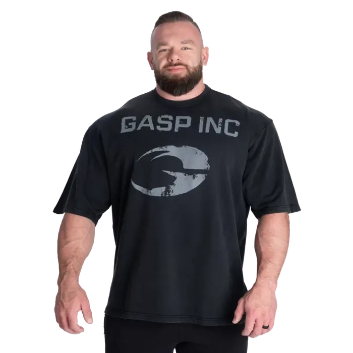 Футболка GASP 89 Terry Iron Tee 221082 Washed Black