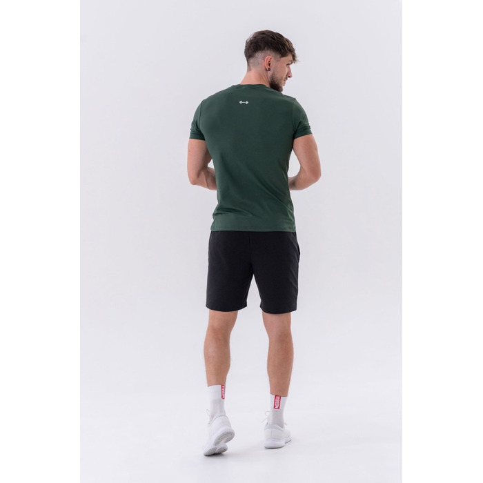 Футболка Nebbia Classic T-shirt 'Reset” Dark Green 327