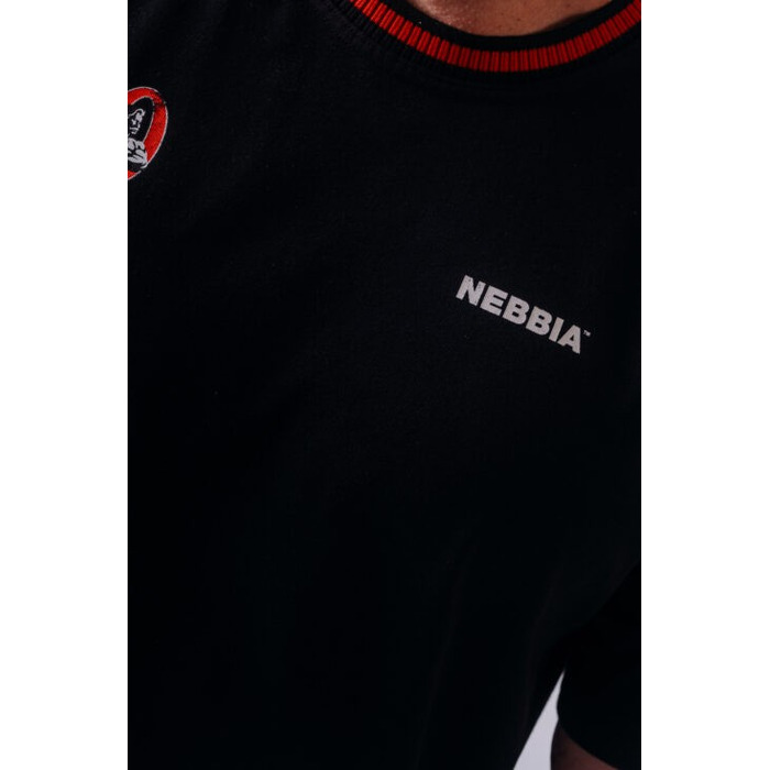 Футболка NEBBIA x Olympia Muscle Cover T-Shirt Black 942