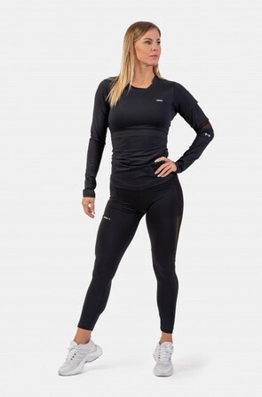ЛОНГСЛІВ LONG SLEEVE SMART POCKET SPORTY TOP BLACK 418