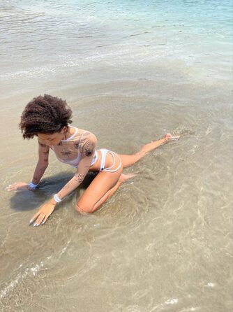 Купальник String-P & Рашгард (3 предмета)