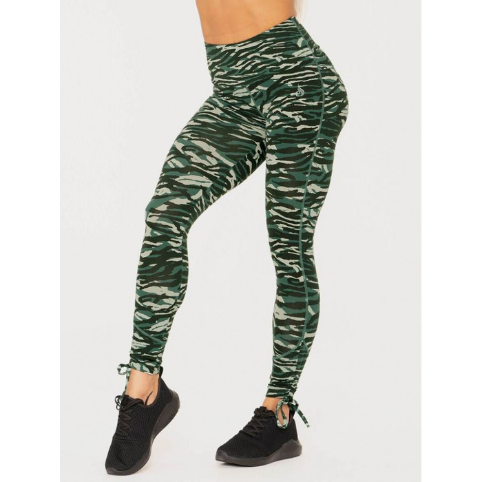Женские спортивные тайтсы для кроссфитнеса Ryderwear Wild Scrunch Bum Green