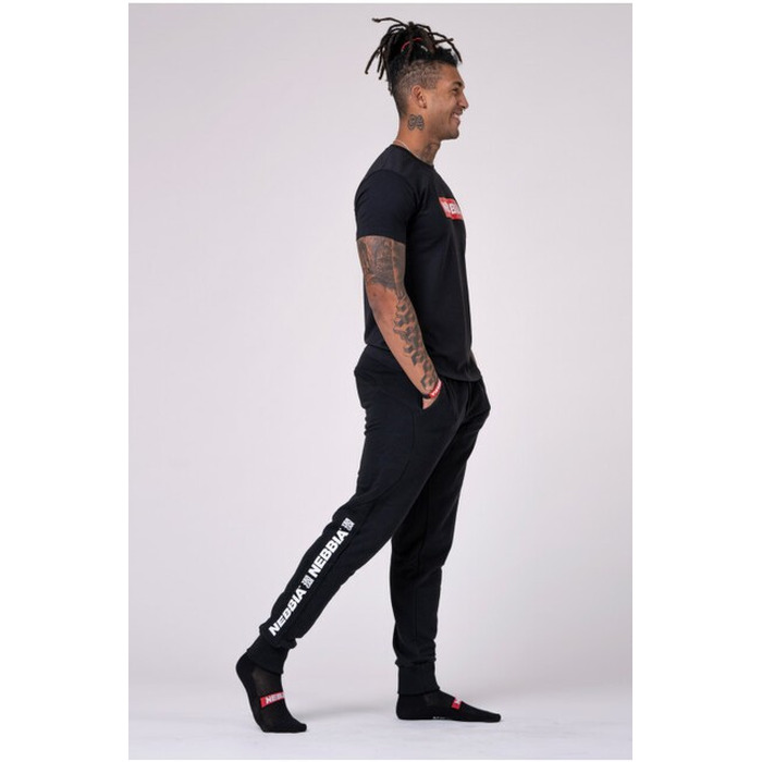 СПОРТИВНА ФУТБОЛКА NEBBIA MEN'S T-SHIRT BLACK 593