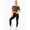 Топ Level Up Cropped T-Shirt - Chocolate