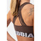 ТОП Nebbia MEDIUM IMPACT CROSS BACK SPORTS BRA BROWN 410