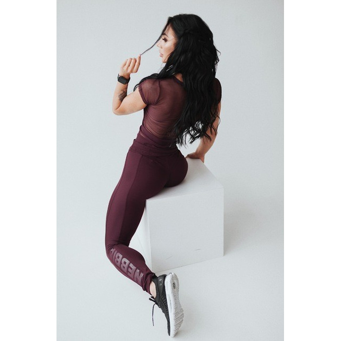 Футболка Flash-Mesh T-Shirt 665 Bordo