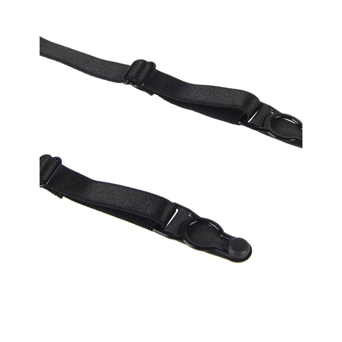 Сексуальный комплект белья Star Night с поясом для чулков, черный