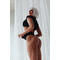Топ Fitzona BLACK SWIMSUIT TOP WITH SLEEVES AND ZIPER
