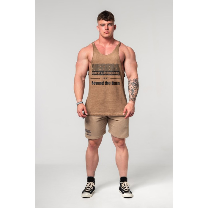 Шорти Nebbia Gym Sweatshorts GYM BRO Light Brown 352