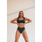ТОП Nebbia MIAMI RETRO BIKINI - TOP DARK GREEN 553