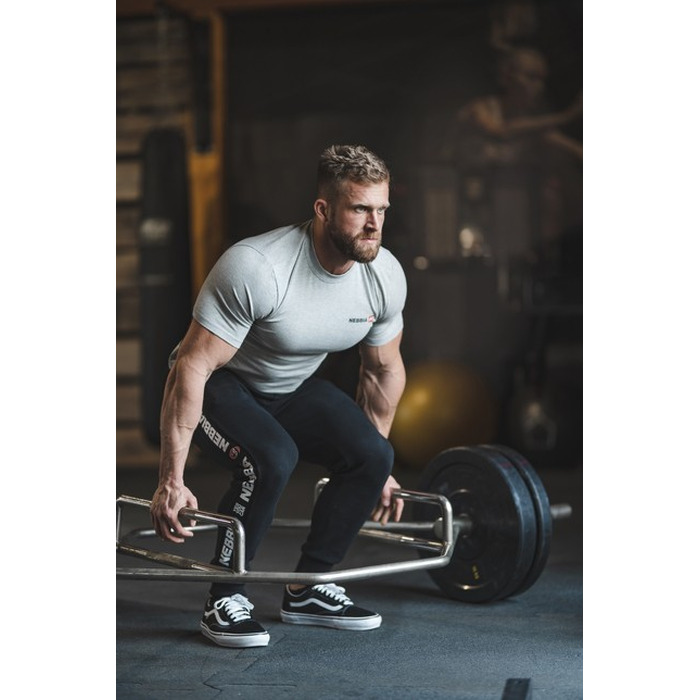 ФУТБОЛКА MINIMALIST LOGO NEBBIA T-SHIRT LIGHT GREY 291