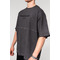 Футболка Nebbia Washed-off Oversized Heavyweight Cotton T-shirt NO SHORTCUTS Black 369