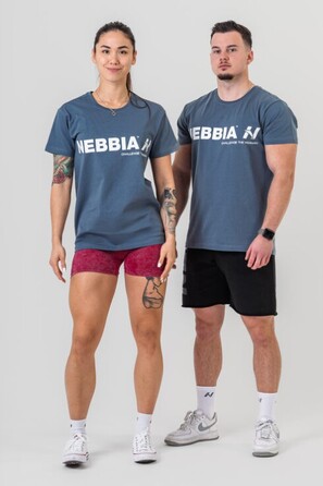 Футболка Nebbia T-shirt GYM ESSENTIALS Grey 380