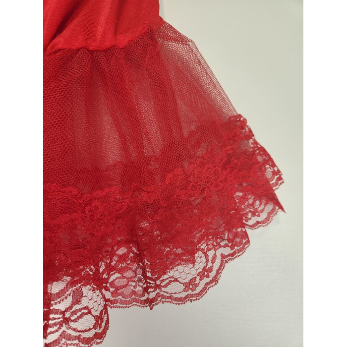 Червона багатошарова пухнаста спідниця Leg Avenue O/S