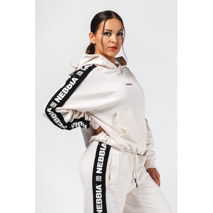 Худі Nebbia Classic Hoodie OFF-DUTY Dark Cream 489