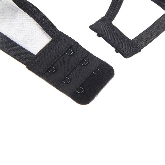 Комплект белья кружевной Star Night с поясом для чулок, черный, XS-S